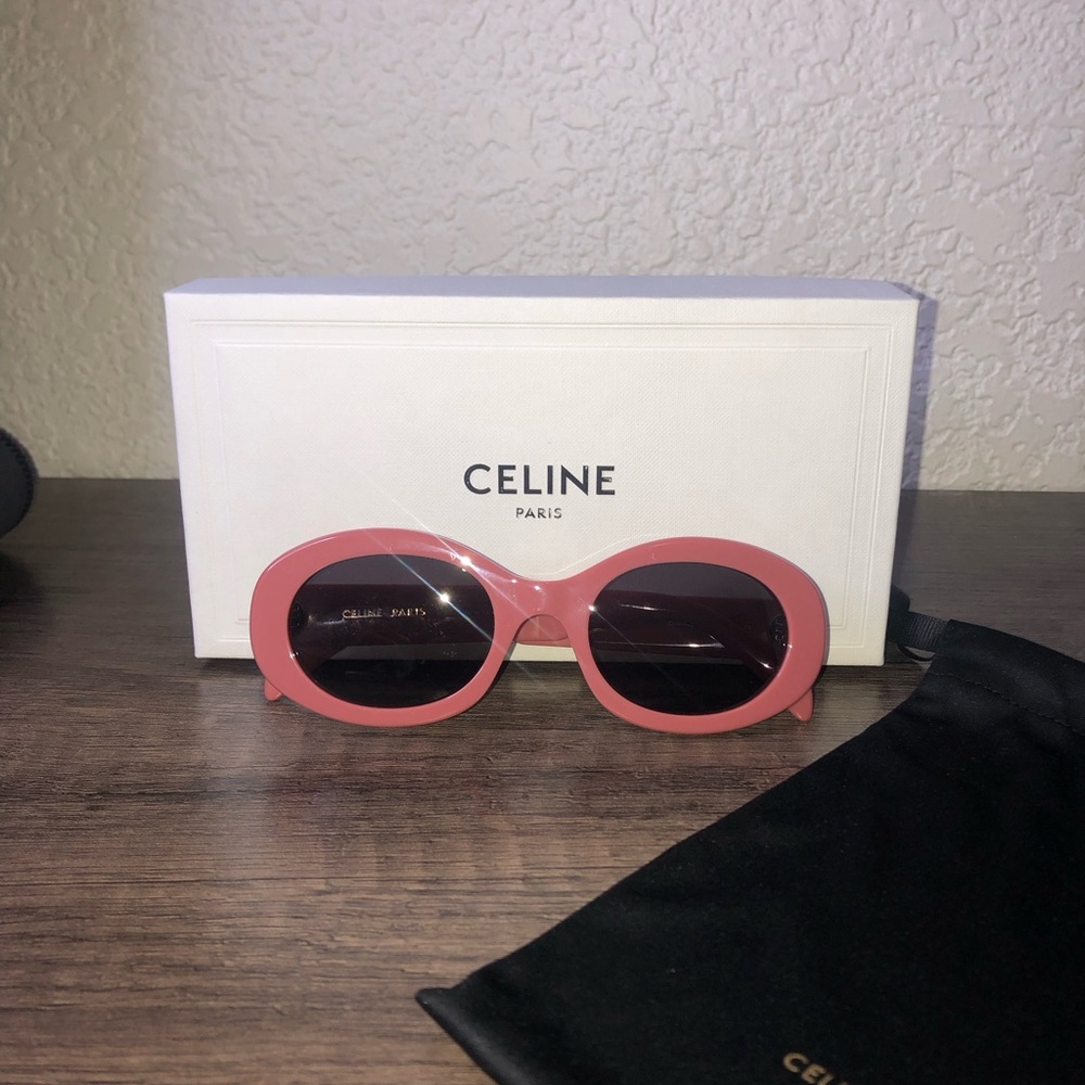 Celine Pink Retro Sunglasses